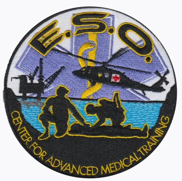 ESO Center for Advanced Medical Training Logo 4" Patch Full Color Iron-On